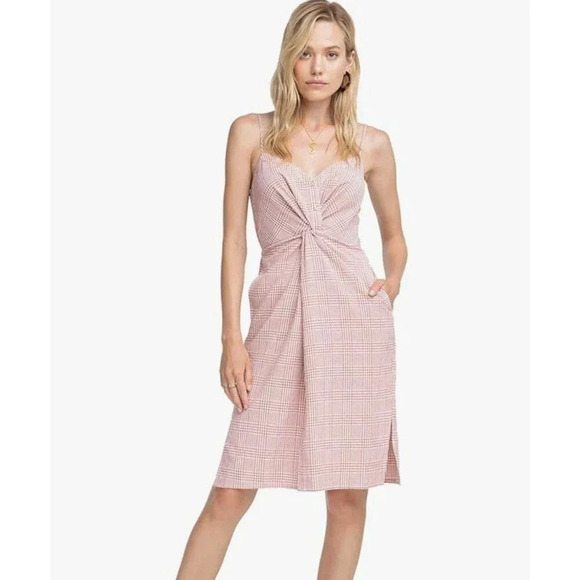 ASTR the label Max midi twist-front dress sz S - Picture 1 of 8